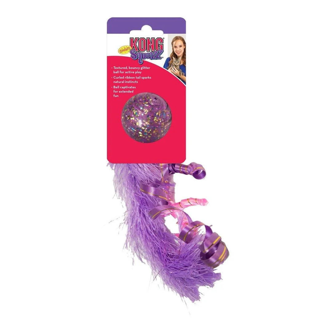 Kong - Balle Active Confetti - Jouet pour Chats