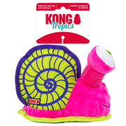 Kong - Escargot Tropics Rattlez - Jouet Interactif pour Chiens