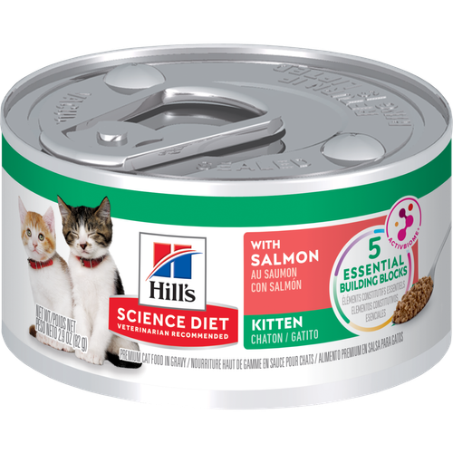 Hill's Science Diet - Saumon en Sauce - Nourriture Humide pour Chatons