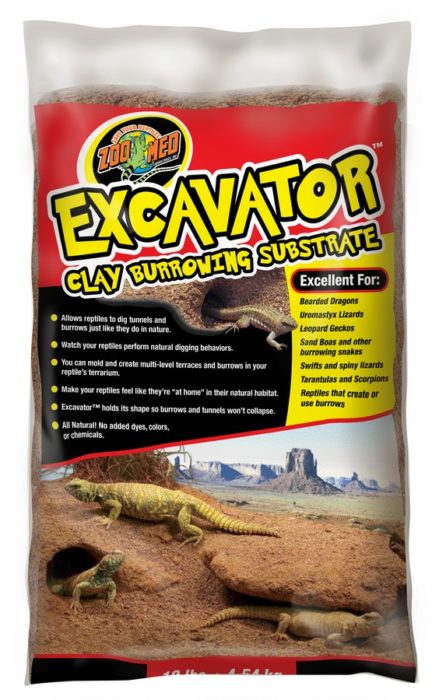 ZOO MED Excavatrice & Substrat 10lb pour Reptiles