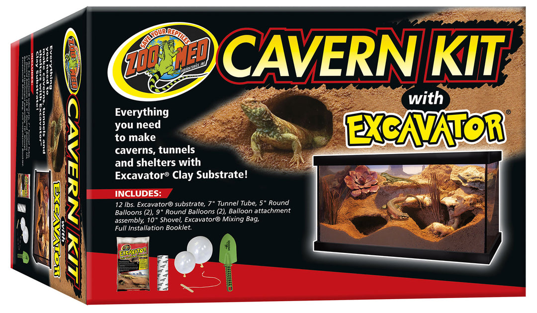 ZOO MED Trousse de Caverne & Substrat 12lb pour Reptiles