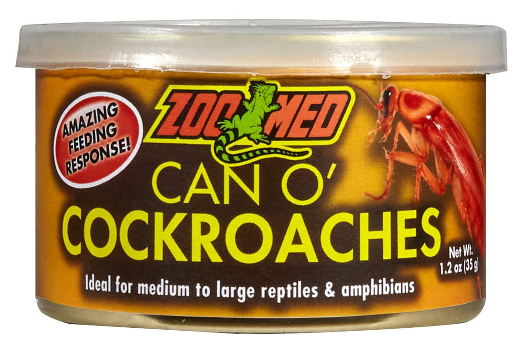 ZOO MED Nourriture Reptile Can O' Cockroaches 1.2oz
