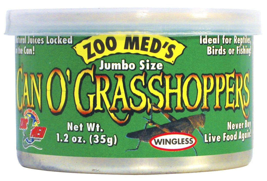 ZOO MED Nourriture Reptile Can O' Grasshoppers 1.2oz