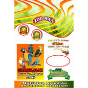 ZOO-MAX Snack-Max Gâteries Oiseaux Noix de Grenoble Sans Coquille 200g