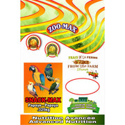 ZOO-MAX Snack-Max Gâteries Oiseaux Papaye en Dés 325g