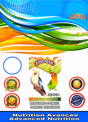 Zoo-Max - Maintenance Max Cockatiels et Inséparables - Nourriture en Granulés pour Oiseaux