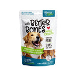 Voir l’image dans la galerie, Zeus Better Bones - Bâtonnets Torsadés Saveur de Beurre d'Arachide Enrobés de Poulet - Gâteries Sans Cuir Brut pour Chiens
