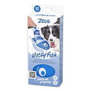 Wacky Zeus - Poisson - Jouet Interactif pour Chiens Activé par la Patte