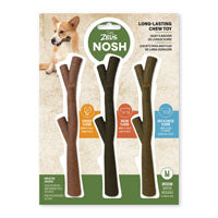 Nosh Zeus - Jouet à Mâchonner en Forme de Bâtonnet pour Chiens, 20 cm (Paquet de 3)