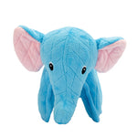 Voir l’image dans la galerie, Safari Zeus - Éléphant Bleu 16.5 cm - Jouet en Peluche avec Couineur pour Chiens