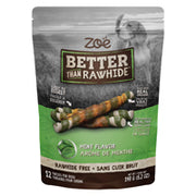 Zoë Better Than Rawhide - Bâtonnets Saveur de Menthe - Gâteries Sans Cuir Brut pour Chiens