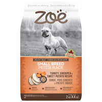 Zoë - Dinde, Pois Chiches et Patate Douce - Nourriture Sèche pour Chiens de Petites Races