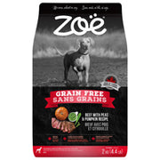 Zoë - Boeuf avec Pois et Citrouille - Nourriture Sèche Sans Grains pour Chiens de Toutes Races