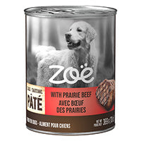 Zoë - Pâté avec Boeuf des Prairies - Nourriture Humide pour Chiens