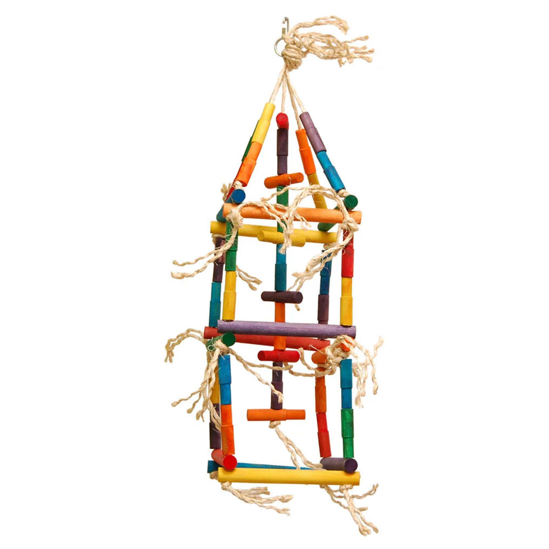 Zoo-Max Fun-Max - Cube Perchoir - Aire de Jeux pour Perroquets
