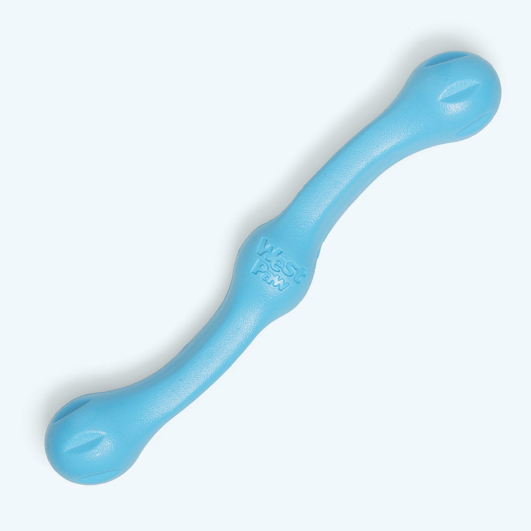 WEST PAW Jouet Chien Zogoflex Echo Zwig Bleu L