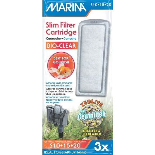 MARINA Slim Bio-Clear x3 pour Aquarium