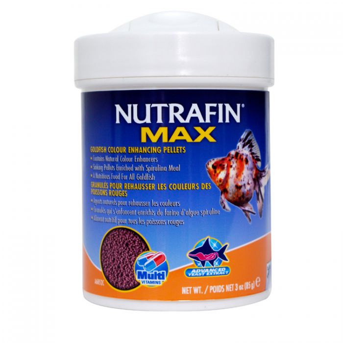 Nutrafin Max - Granulés Rehausseurs de Couleurs pour Poissons Rouges - Nourriture pour Poissons