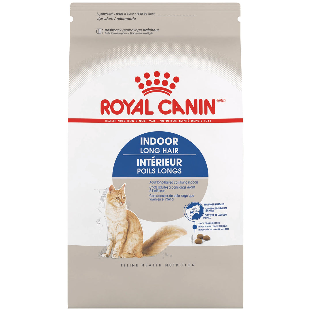 Royal Canin - Chat d'Intérieur Poils Longs - Nourriture Sèche pour Chats