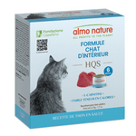 Voir l’image dans la galerie, Almo Nature HQS Formule Soutien - Chat Chat d'Intérieur, Thon en Sauce - Paquet de 6 x 50 g - Nourriture Humide pour Chats