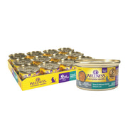 Wellness Complete Health - Chat Adulte 7+ Pâté de Poulet et Saumon - Nourriture Humide Sans Grains pour Chats Âgés