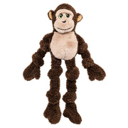 Kong - Knots Singe - Jouet Interactif en Peluche avec Couineur pour Chiens