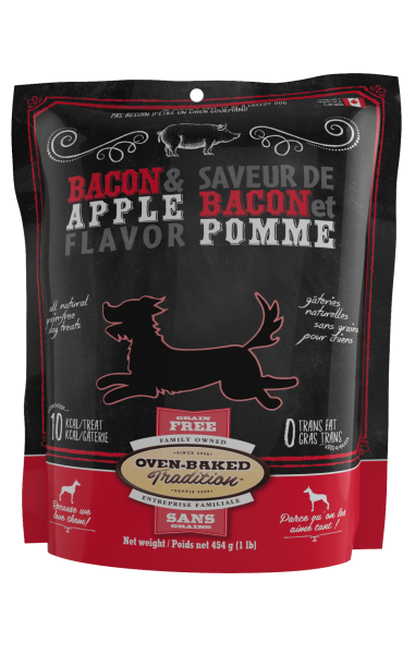 OBT Gâteries Chien Biscuits Bacon & Pommes SG 454g