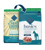 Voir l’image dans la galerie, Blue Basics - Agneau et Pomme de Terre - Nourriture Sèche Sans Grains à Ingrédients Limités avec Bouchées LifeSource pour Chiens Adultes de Grandes Races