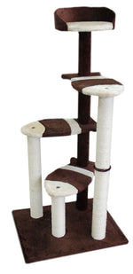 Voir l’image dans la galerie, Arbre à Chat en Sisal avec Marches en Forme de Poissons 49"