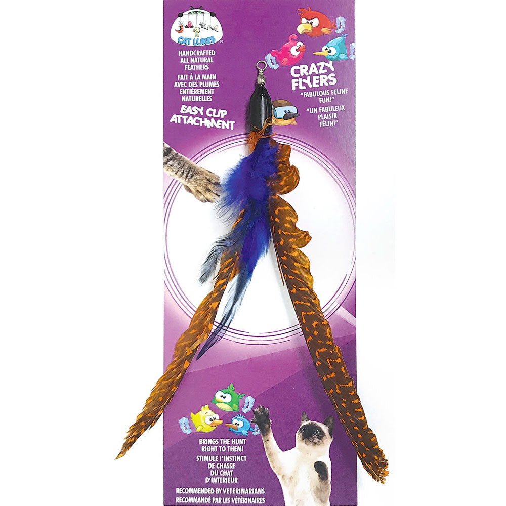 Cat Lures - Leurre "Crazy Flyers" pour Tige Agace-Chat - Jouet pour Chats