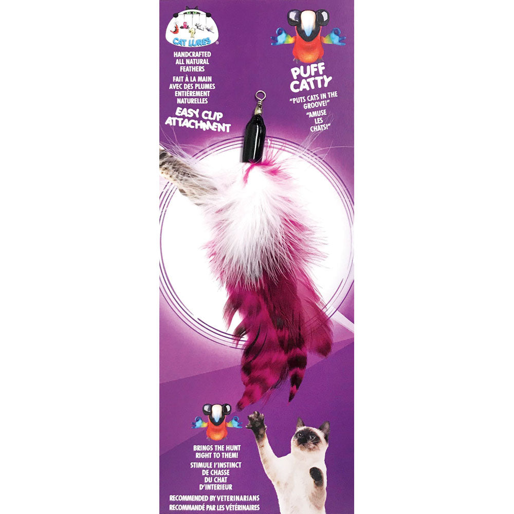 Cat Lures - Leurre "Puff Catty" pour Tige Agace-Chat - Jouet pour Chats