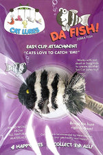 Voir l’image dans la galerie, Cat Lures - Leurre Poisson Zèbre pour Tige Agace-Chat, 3.5" - Jouet pour Chats
