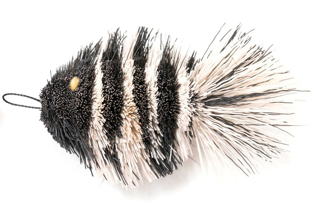 Cat Lures - Leurre Poisson Zèbre pour Tige Agace-Chat, 3.5" - Jouet pour Chats