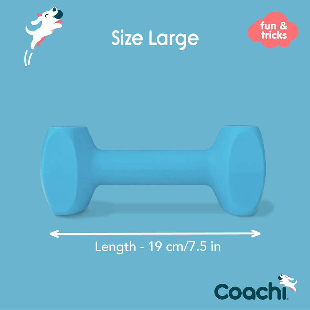 Coachi - Jouet Haltère de Dressage pour Chiens