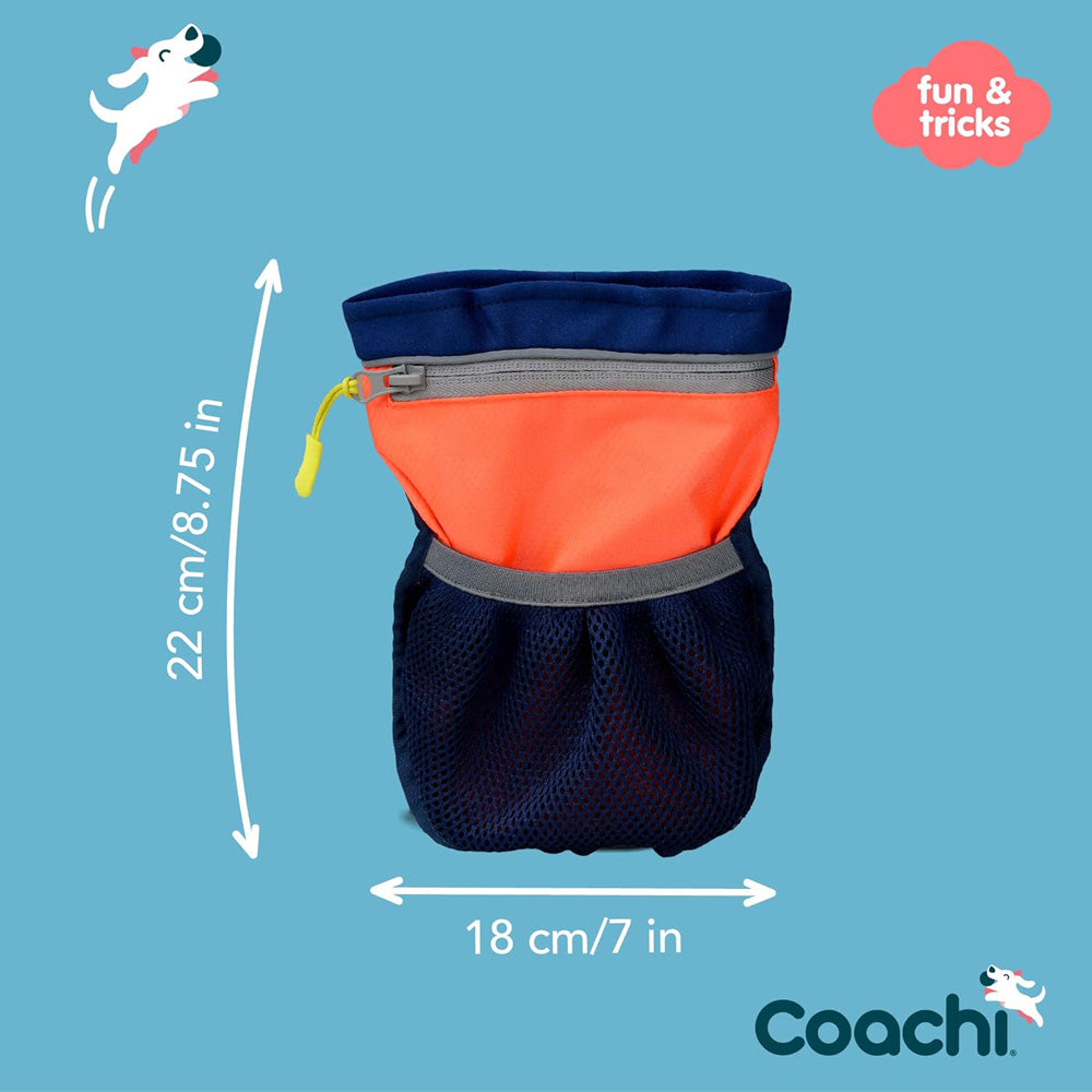 Coachi - Sac à Gâteries Pro Train & Treat - Accessoire de Dressage pour Chiens