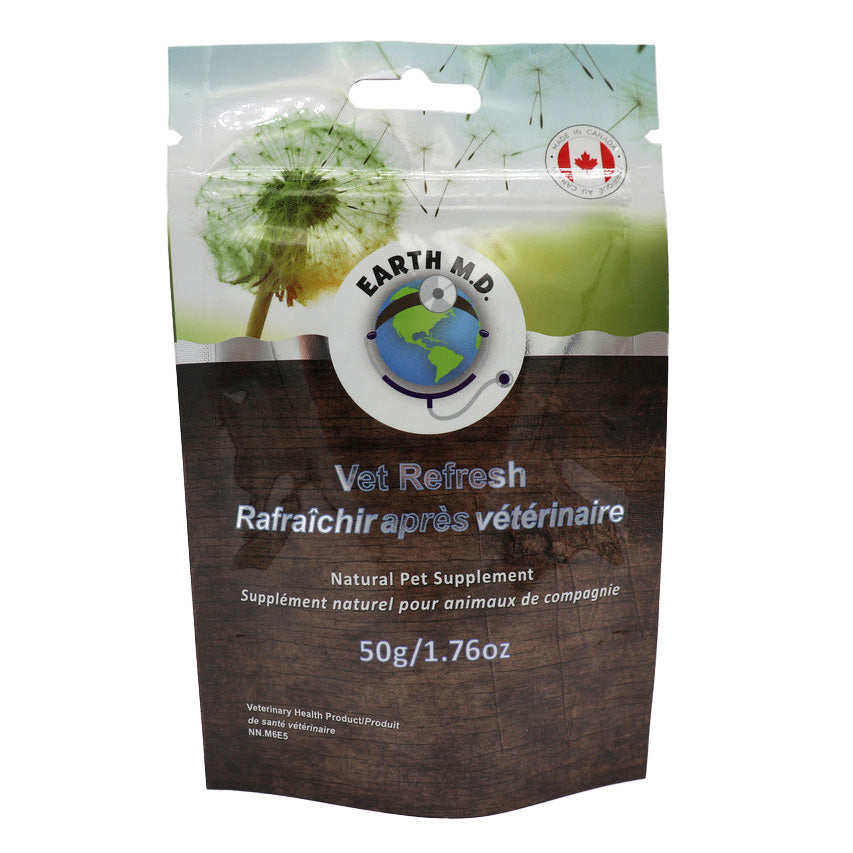 Earth MD - Rafraîchissement Vétérinaire - Supplément Naturel pour Chiens et Chats