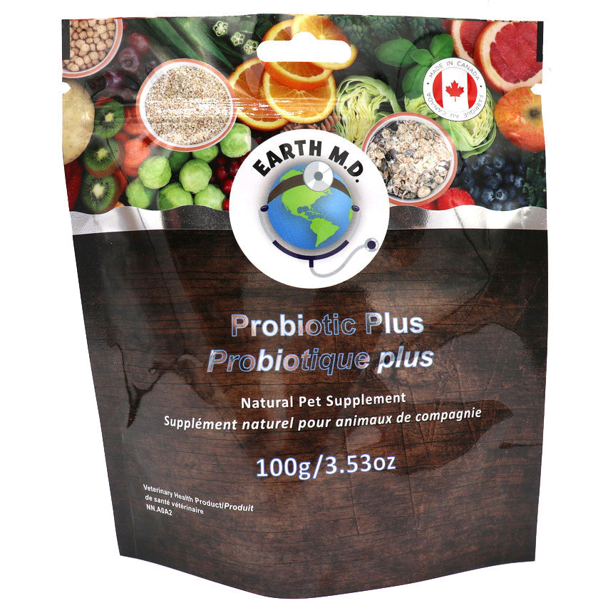 Earth MD - Probiotique Plus - Supplément Naturel pour Chiens et Chats