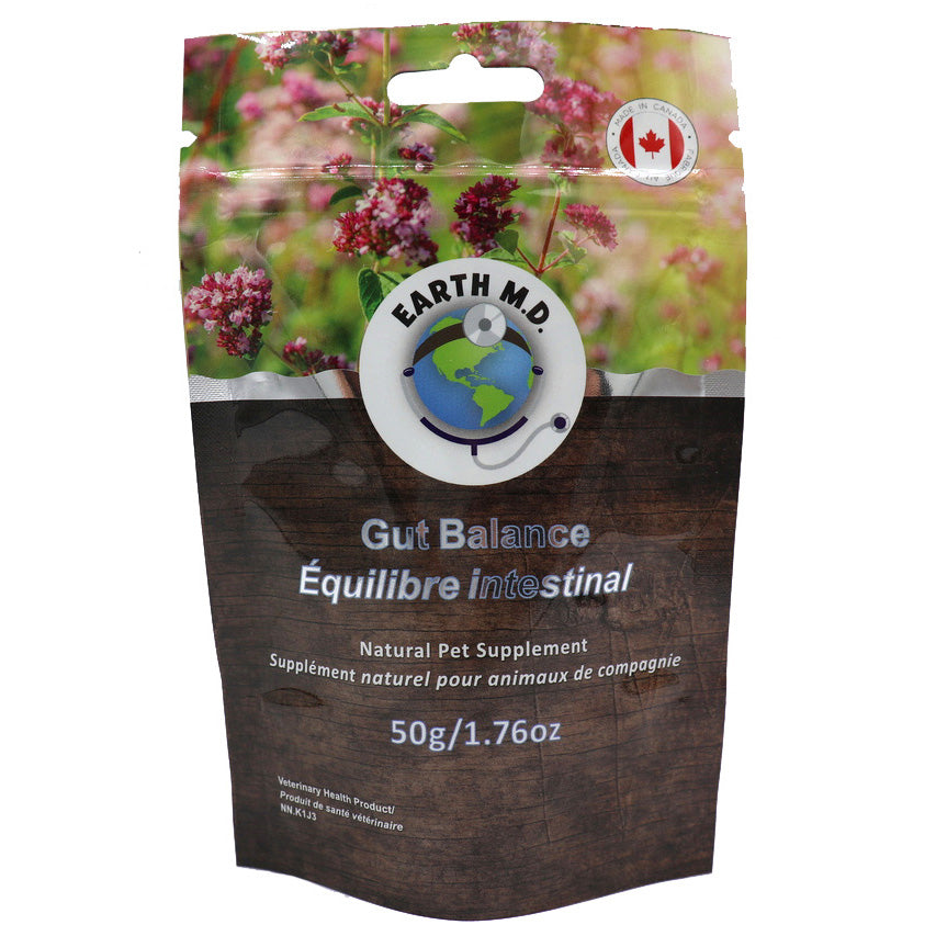 Earth MD - Équilibre Intestinal - Supplément Naturel pour Chiens et Chats