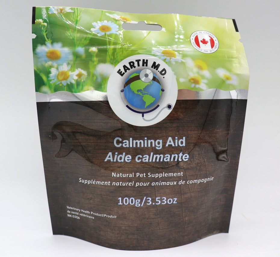 Earth MD - Aide Calmante - Supplément Naturel pour Chiens et Chats