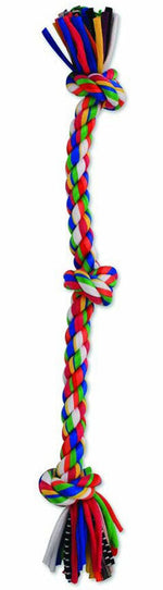 Voir l’image dans la galerie, Mammoth Flossy Chews - Corde Tressée à 3 Noeuds en Forme d'Os Extra Fraîche - Jouet Interactif à Mâcher pour Chiens