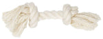 Voir l’image dans la galerie, Mammoth Flossy Chews - Corde Blanche à 2 Noeuds en Forme d'Os Extra Fraîche - Jouet Interactif à Mâcher en Coton pour Chiens