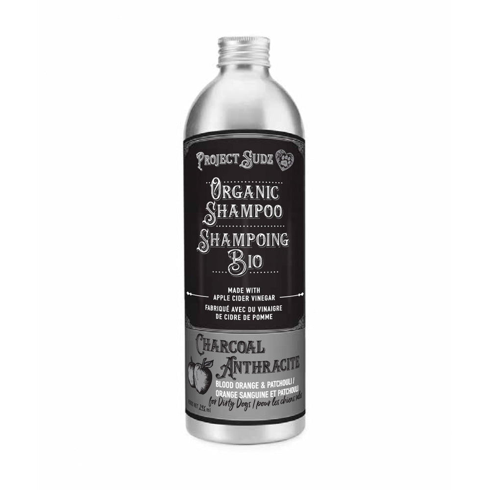 Project Sudz - Shampoing au Charbon Activé Orange Sanguine et Patchouli - Shampoing pour Chiens