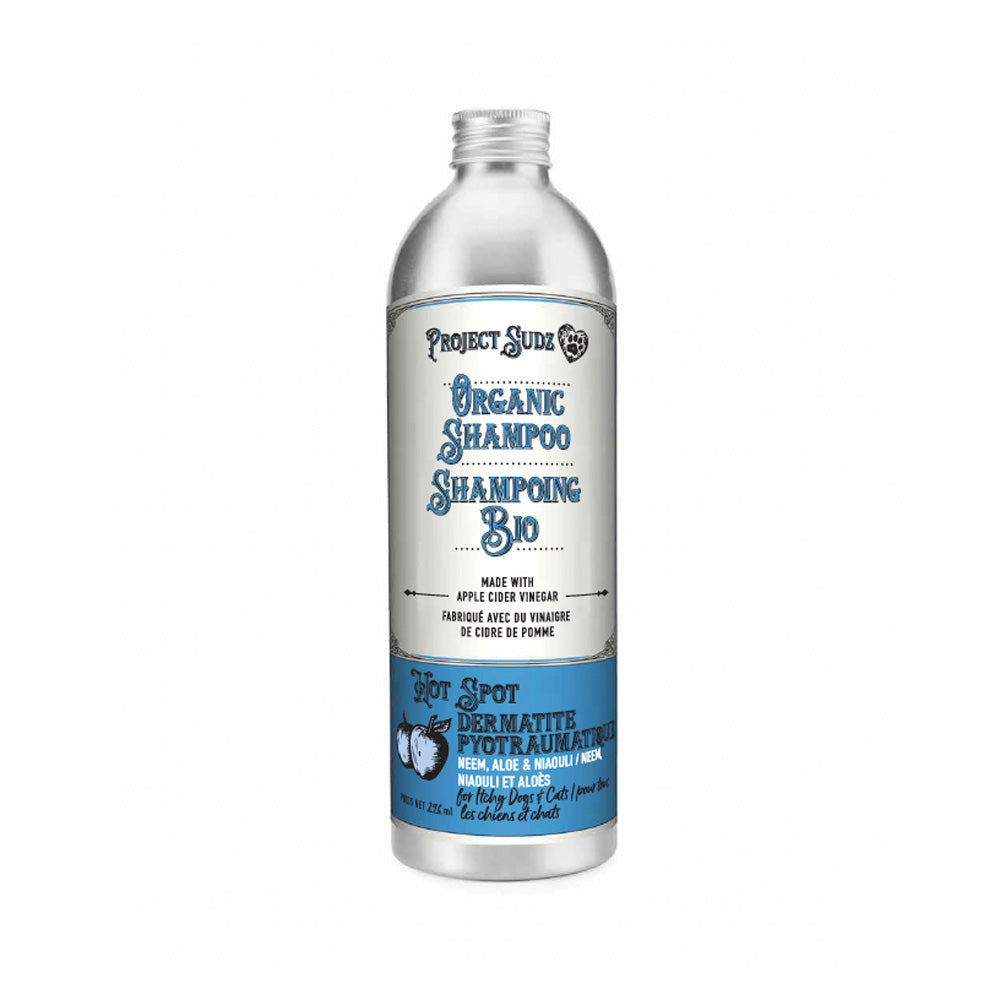 Project Sudz - Shampoing Neem et Niaouli pour Points Chauds - Shampoing pour Chiens
