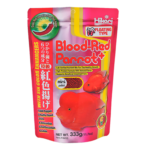 HIKARI Nourriture Blood Red Parrot Mini 11.7oz