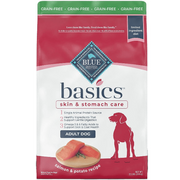 Blue Basics LID - Saumon et Pomme de Terre - Nourriture Sèche Sans Grains à Ingrédients Limités avec Bouchées LifeSource pour Chiens Adultes