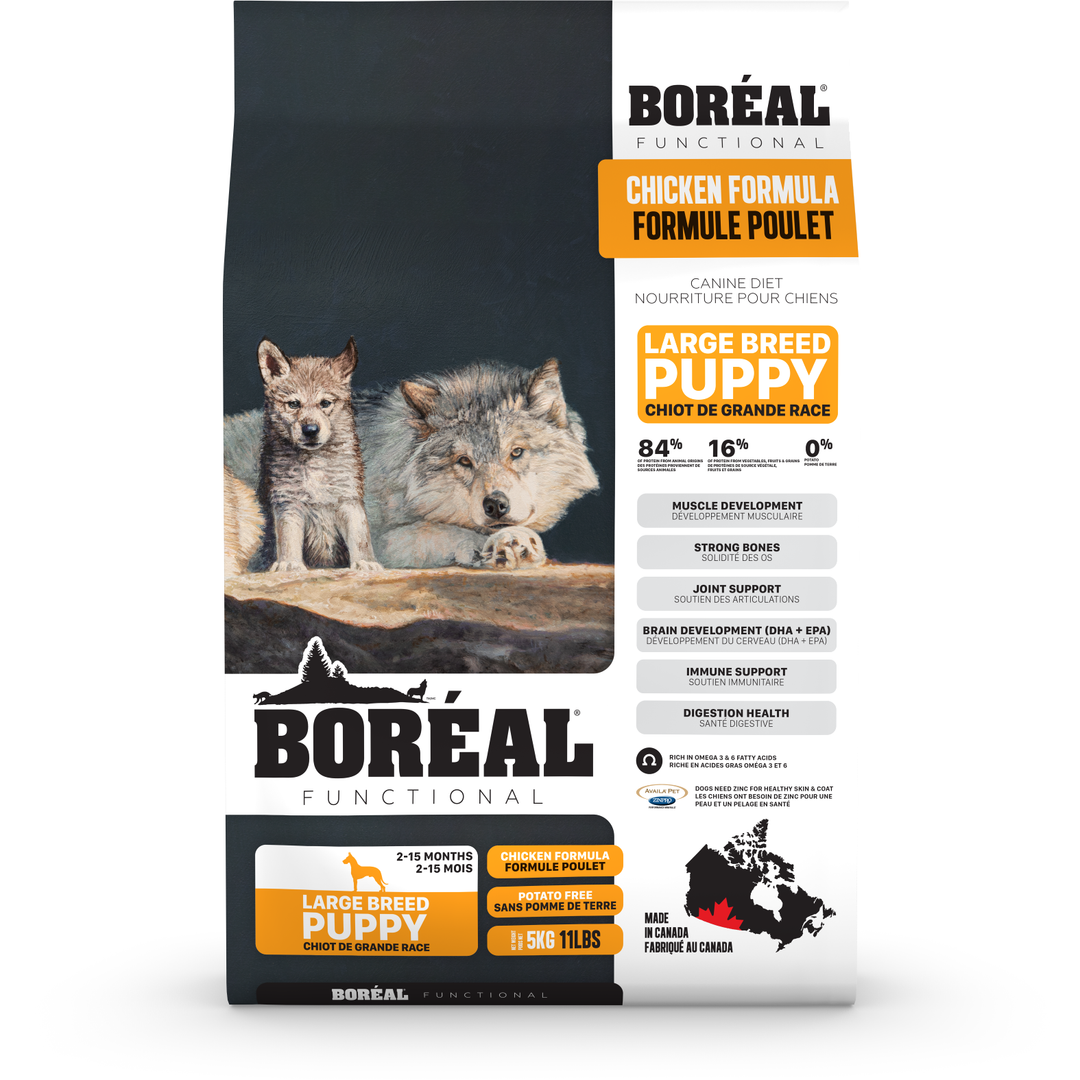 Boréal Functional - Poulet - Nourriture Sèche pour Chiots de Grandes Races