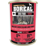 Boréal - Chien Pâté de Boeuf Angus et Agneau de la Nouvelle-Zélande - Nourriture Humide Sans Grains pour Chiens