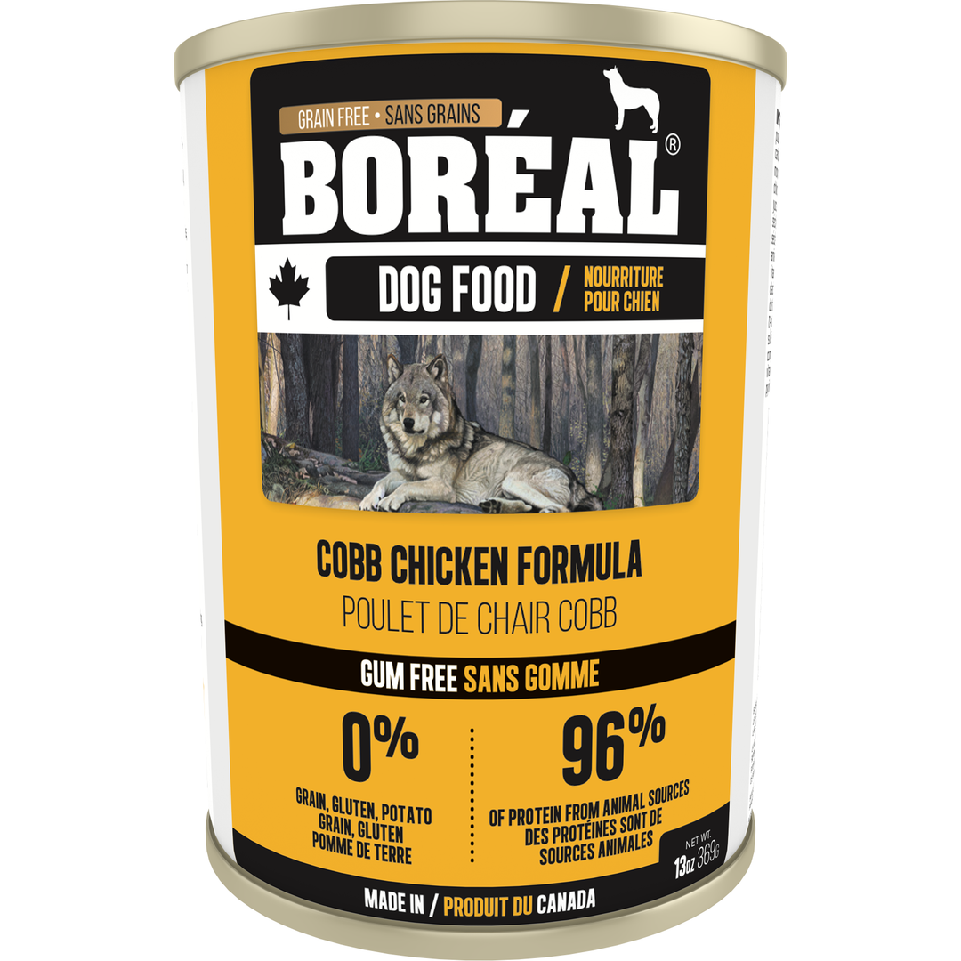 Boréal - Chien Pâté de Poulet de Chair Cobb - Nourriture Humide Sans Grains pour Chiens