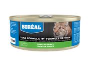 Boréal - Chat Thon Viande Rouge en Sauce - Nourriture Humide Sans Grains pour Chats