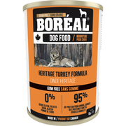 Boréal - Dinde Héritage - Nourriture Humide Sans Grains en Pâté pour Chiens